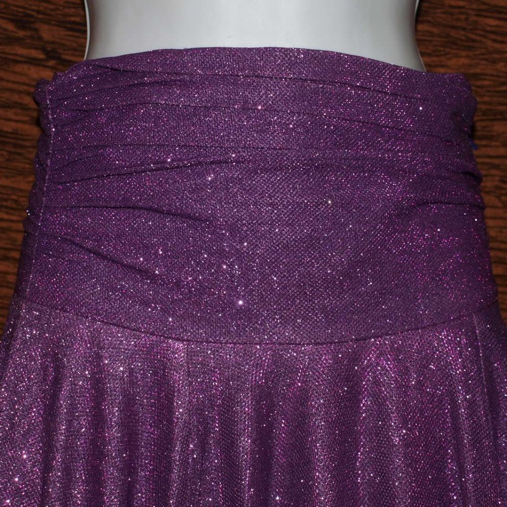 Long Purple Glitzy SKIRT SIZE S USED FOR PHOTO SHOOT